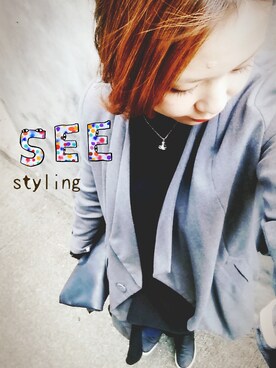 tmyyzさん（レディース・165cm）の冬コーディネート