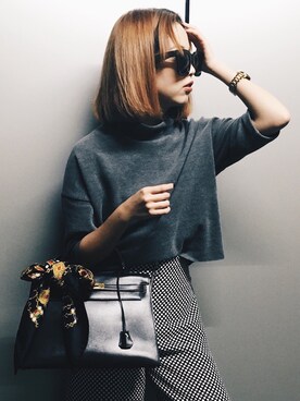 「hair」｜HINAKO MIYASHITAさん（レディース・159cm・20代）の秋コーディネート