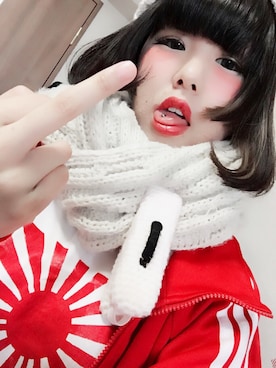 「keisuke kanda（ケイスケカンダ）のアイテム（スウェット）」を使った、おなちさん（レディース・152cm）の冬コーディネート