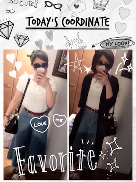「Lattice（Lattice）のアイテム（その他）」を使った、♡ Karin ♡さん（レディース・158cm）の夏コーディネート