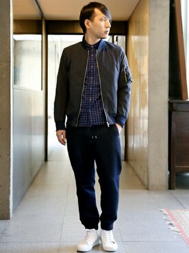 まるちゃんさん(メンズ・176cm)の冬コーディネート