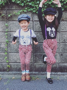 「アイテム（トップス）」を使った、くらりん。てっとん。さん（キッズ・120cm）の春コーディネート