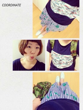 ももかさん（レディース・161cm）の夏コーディネート