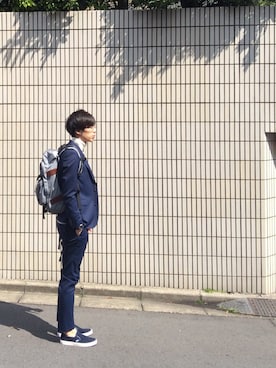 わくさんさん（メンズ・185cm）の春コーディネート