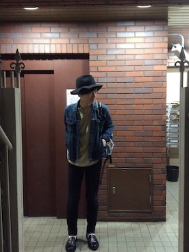 「Acne Studios（アクネストゥディオズ）のアイテム（その他シューズ）」を使った、わくさんさん（メンズ・185cm）の秋コーディネート