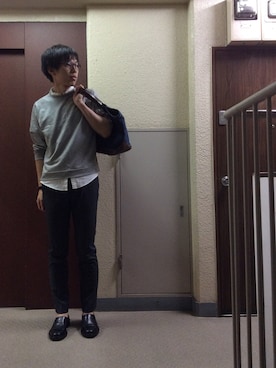 「Acne Studios（アクネストゥディオズ）のアイテム（その他シューズ）」を使った、わくさんさん（メンズ・185cm）の秋コーディネート