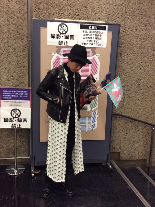 わくさん Undercoverismのライダースジャケットを使ったコーディネート Wear
