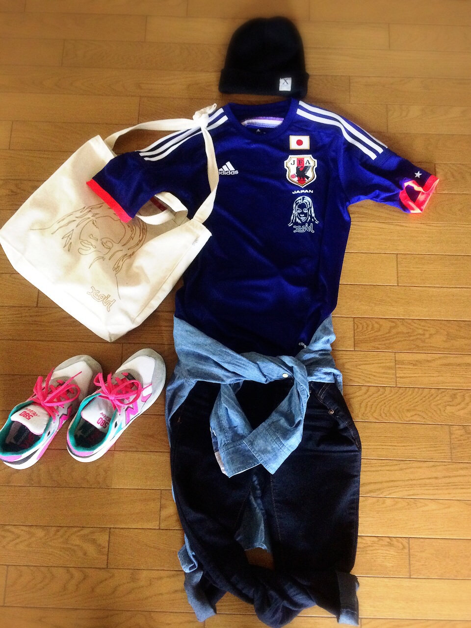 X-girl（エックスガール）の「「adidas サッカー日本代表