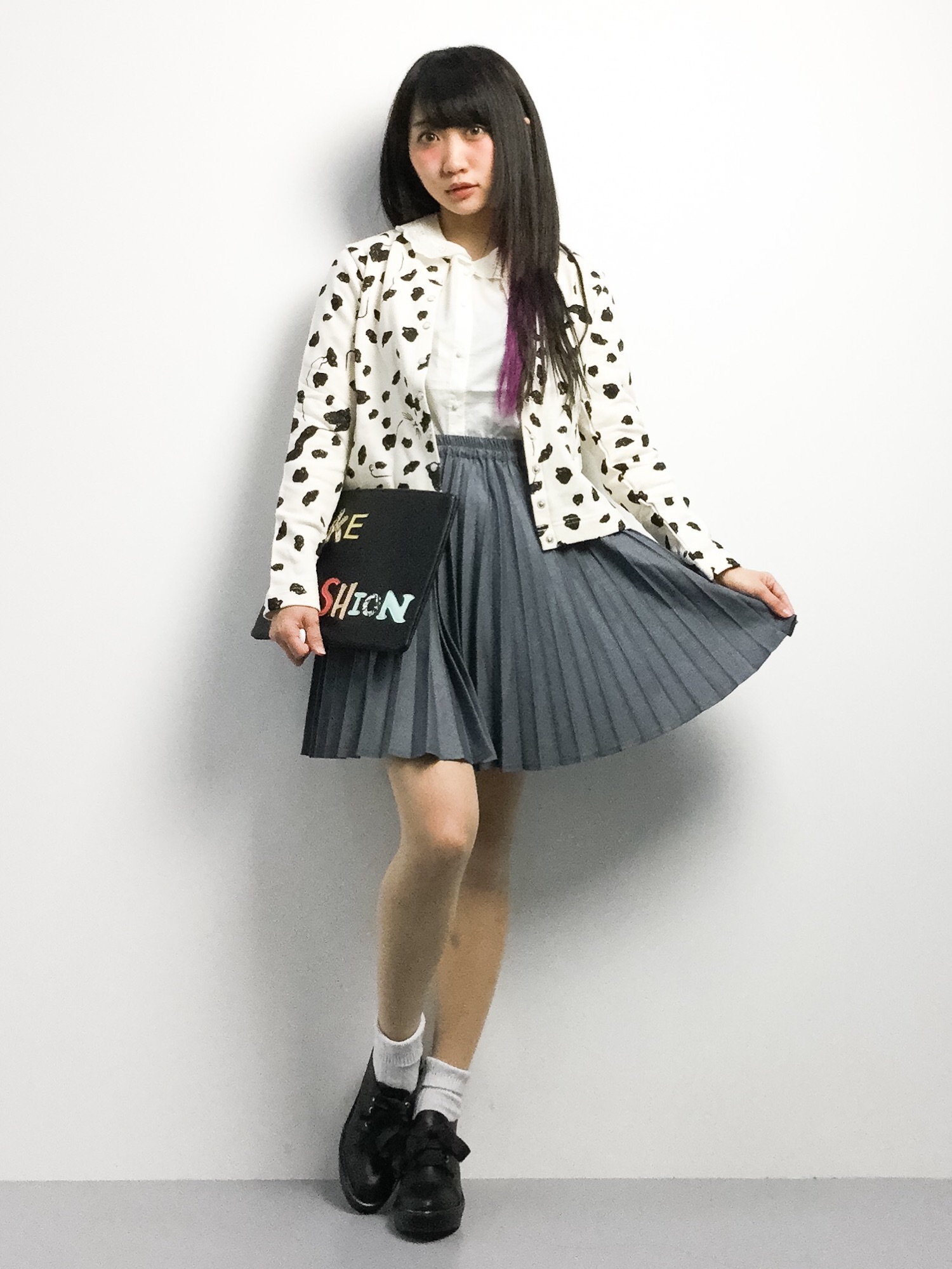 mmts(マミタス) ちび太柄 スウェット カーディガン mmts（マミタス）の「＜レディス＞mmts / ちび太柄 スウェット