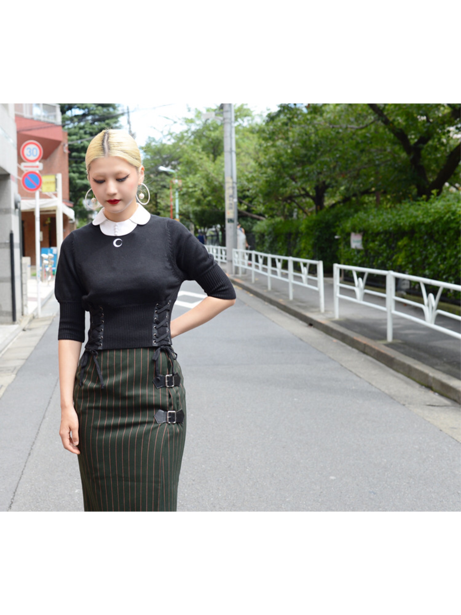 PAMEO POSE THE MOON SUMMER KNIT ニット PAMEO POSE（パメオポーズ）の「THE MOON SUMMER KNIT（ニット