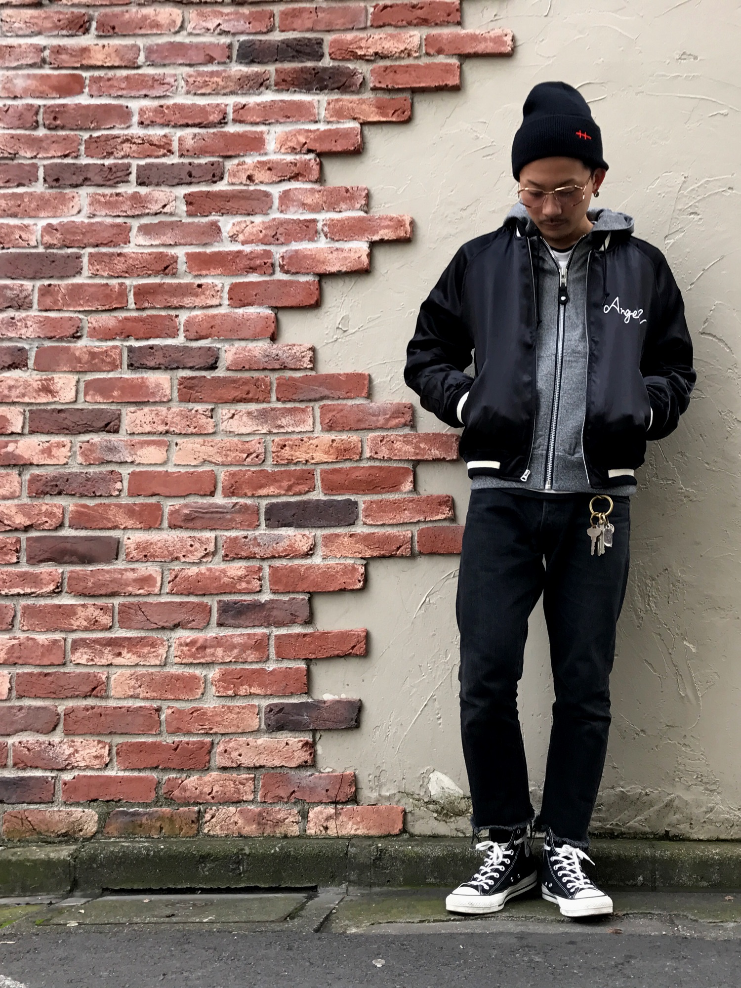 Schott ANGEL SATIN SKA JACKET スカジャン schott（ショット）の「Schott/ショット/SATIN SKA JACKET ANGEL