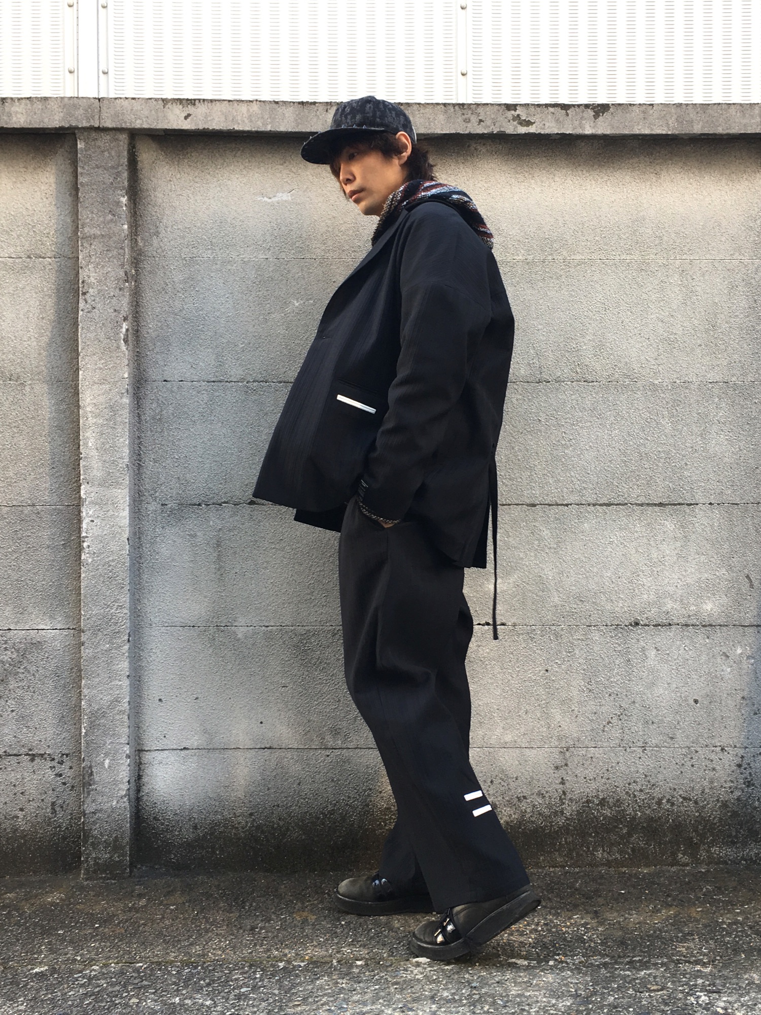 テーラードジャケット shareef SHADOW STRIPE LOOSE JK SHAREEF（シャリーフ）の「SHADOW STRIPE LOOSE JK（テーラード