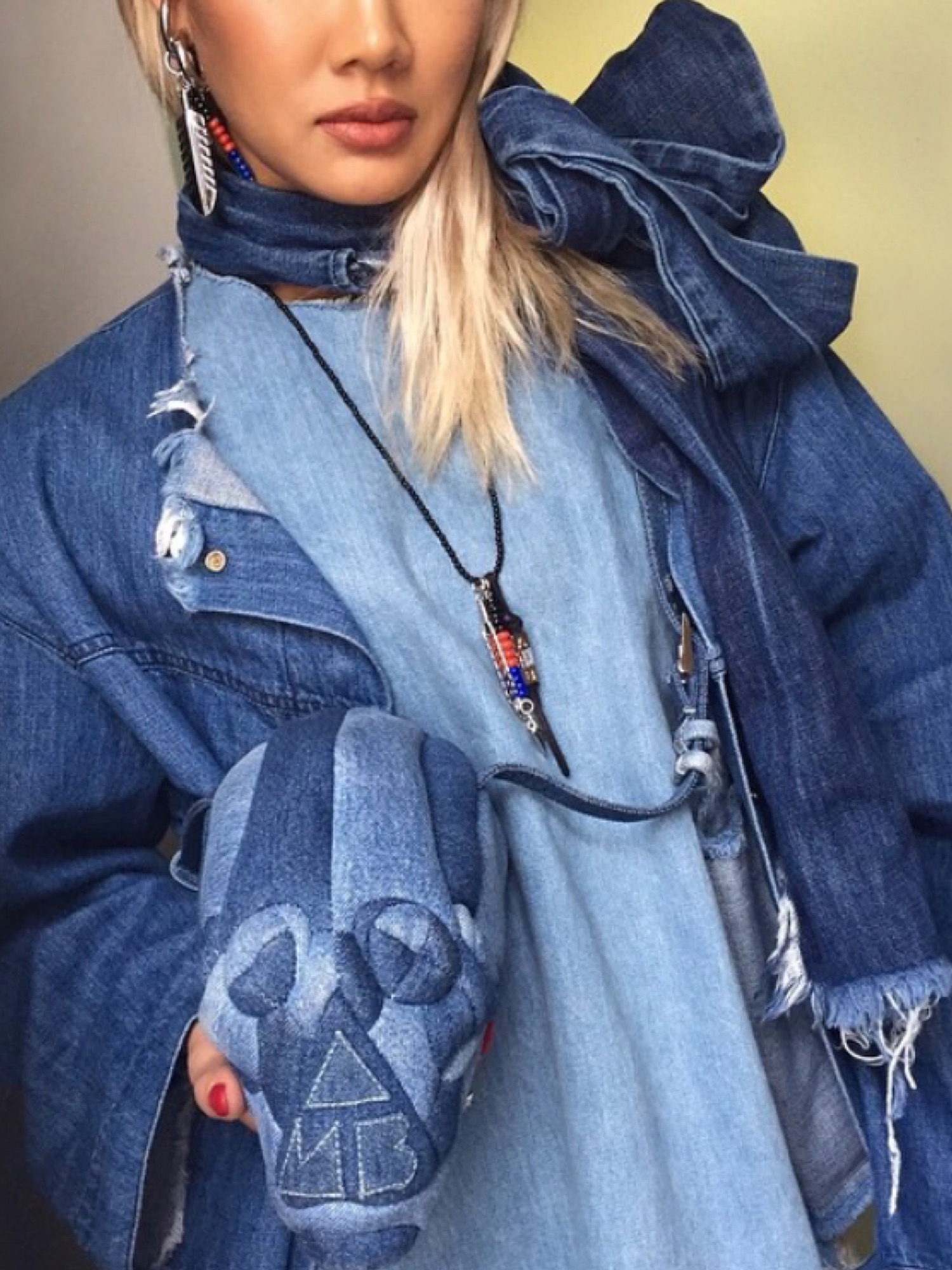 AMBUSH（アンブッシュ）の「AMBUSH x Masaya Kushino DENIM SKULL BAG