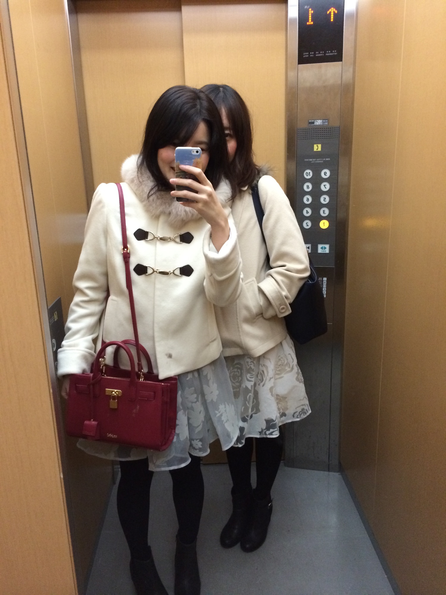 Apuweiser-riche*ショートダッフルコート Apuweiser-riche - ショートダッフルコートの通販 by ゆう's