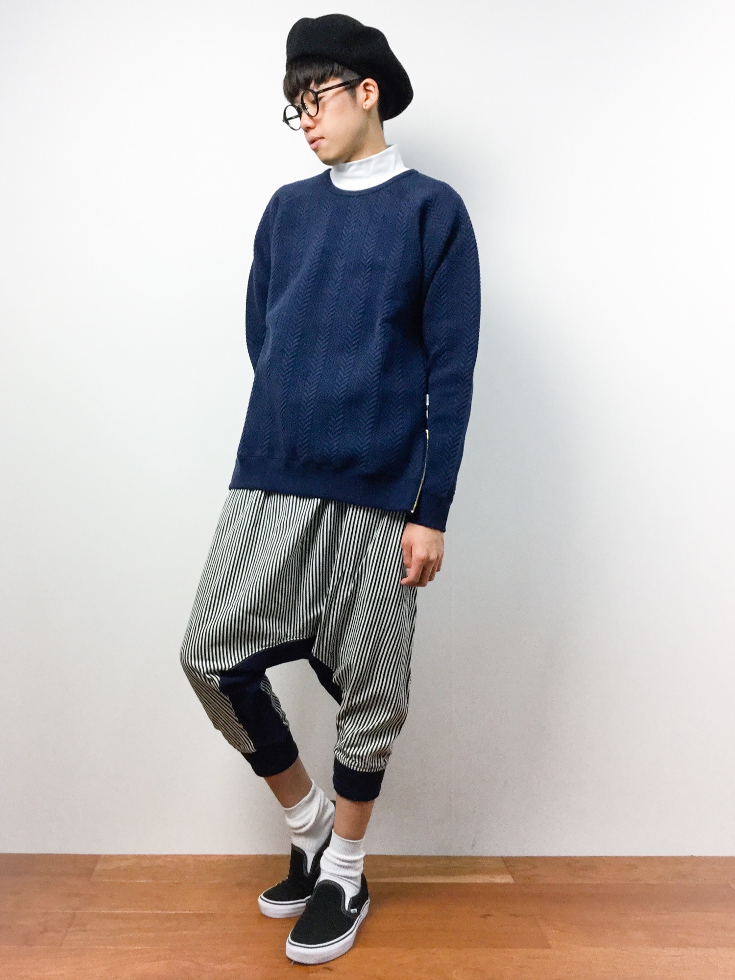 mercibeaucoup，ヒッコリーリブパンツ mercibeaucoup,（メルシーボークー）の「S B:アミリブ