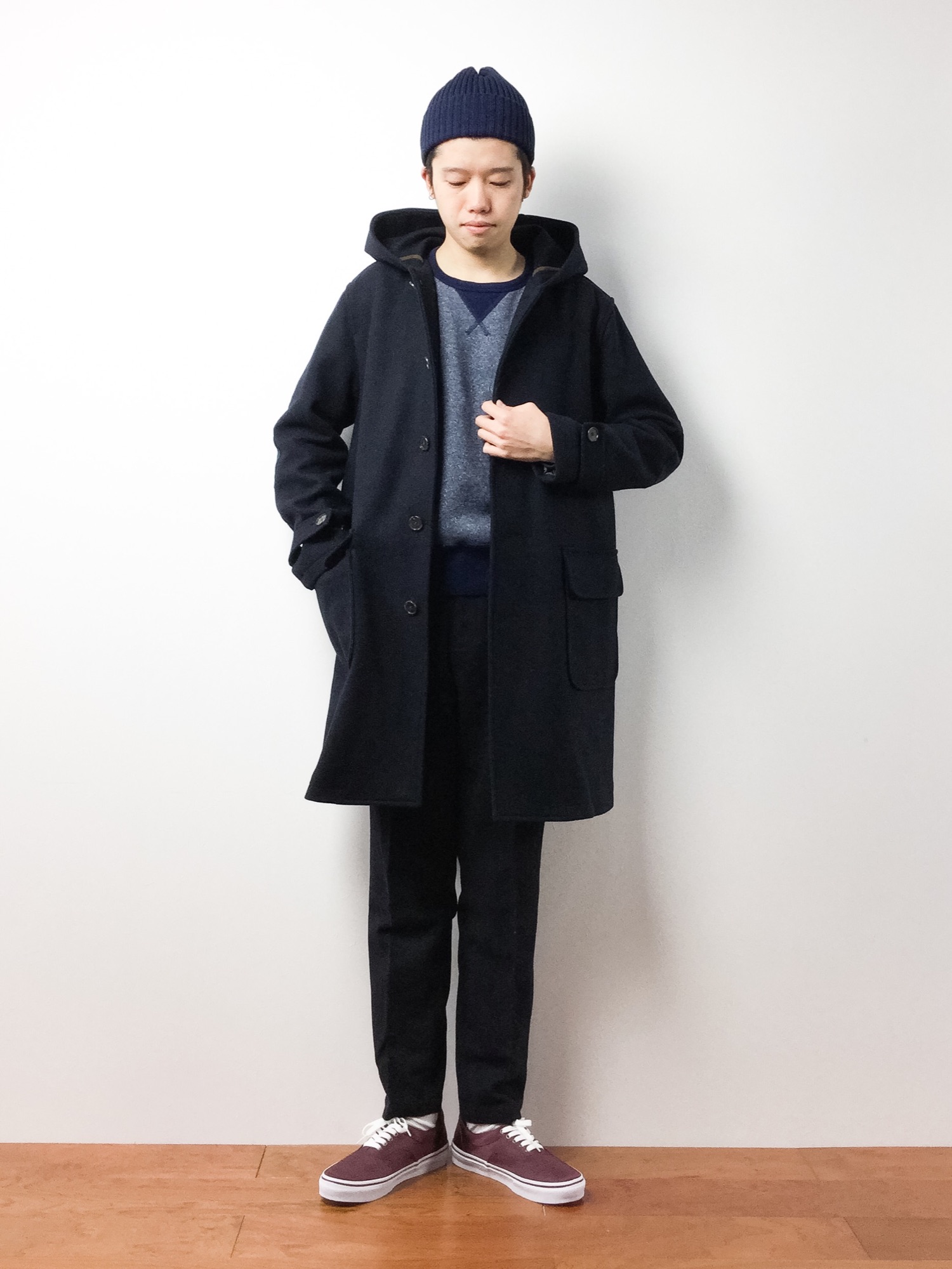 URBAN RESEARCH DOORS Melton Hooded Coat コート フーデットコート URBAN RESEARCH DOORS ブランドプレス スナップ！ この冬マストで着