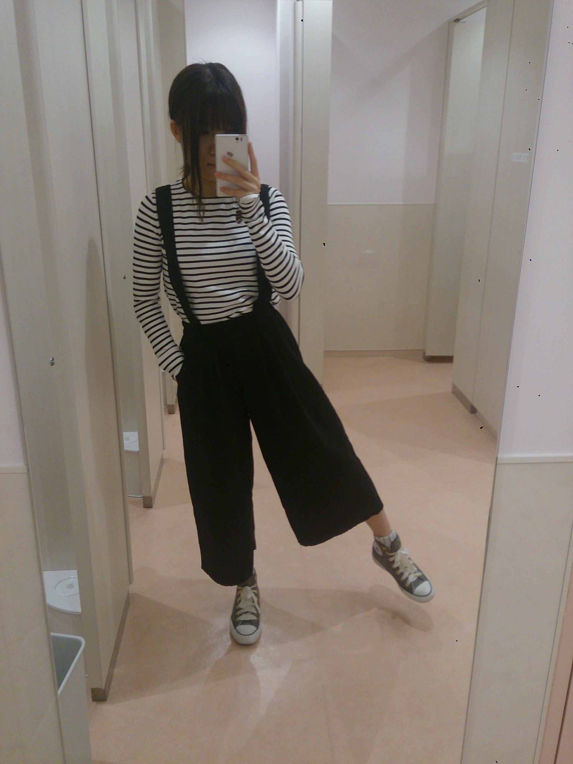 黒ガウチョパンツ」のレディース人気ファッションコーディネート - WEAR