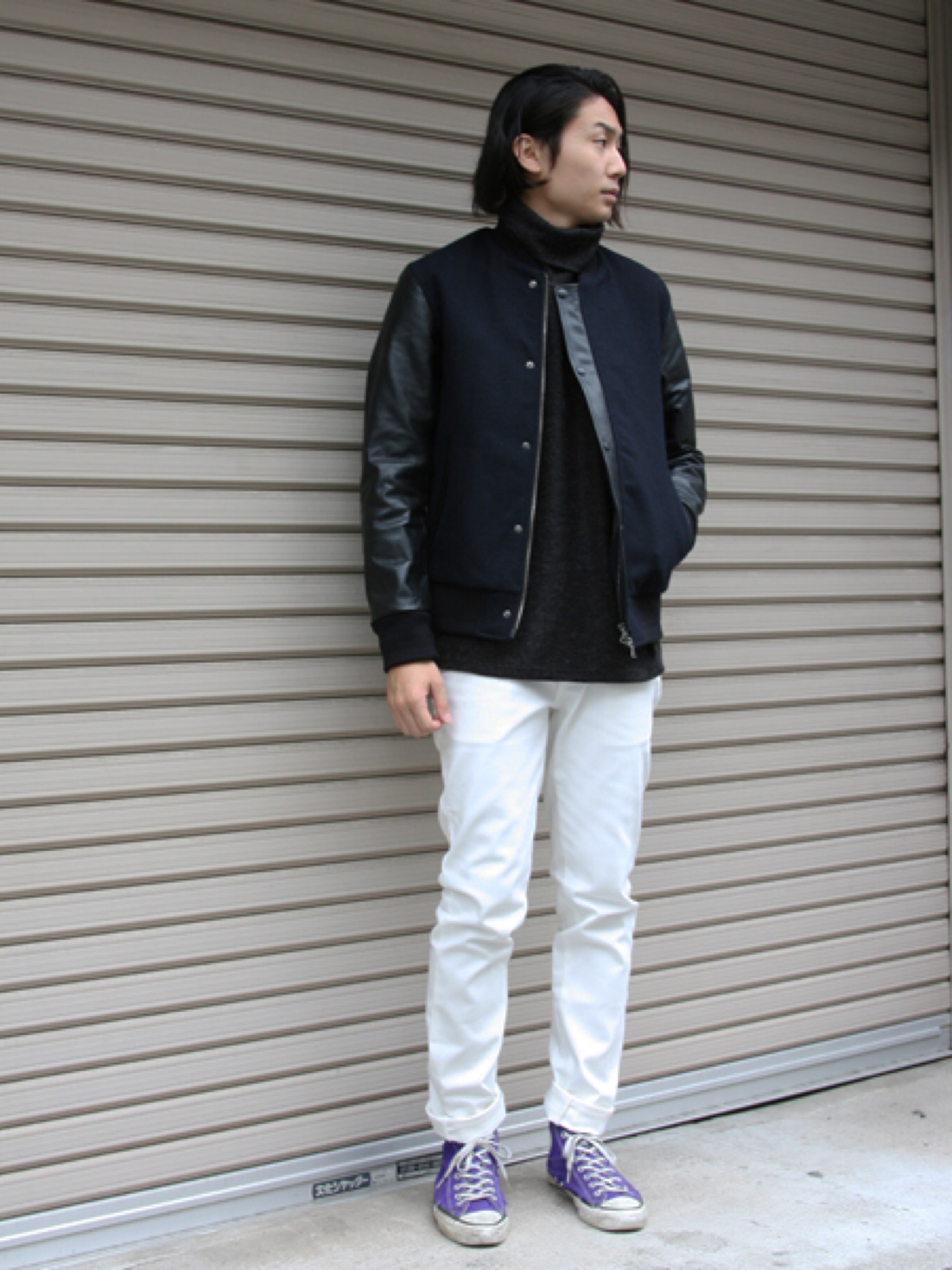 FACTOTUMのスタジャンを使った人気ファッションコーディネート - WEAR