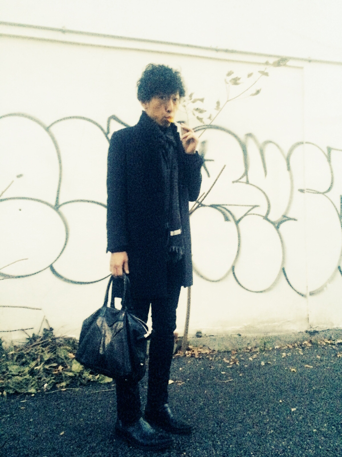 Yves Saint Laurent rive gaucheのトートバッグを使ったメンズ人気