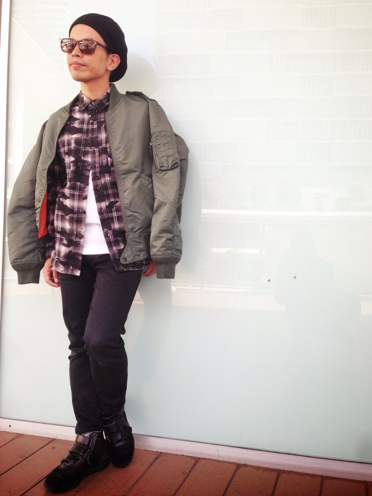 avirex/アヴィレックス/5185AVX ジャーマンパイロット ベルクロ