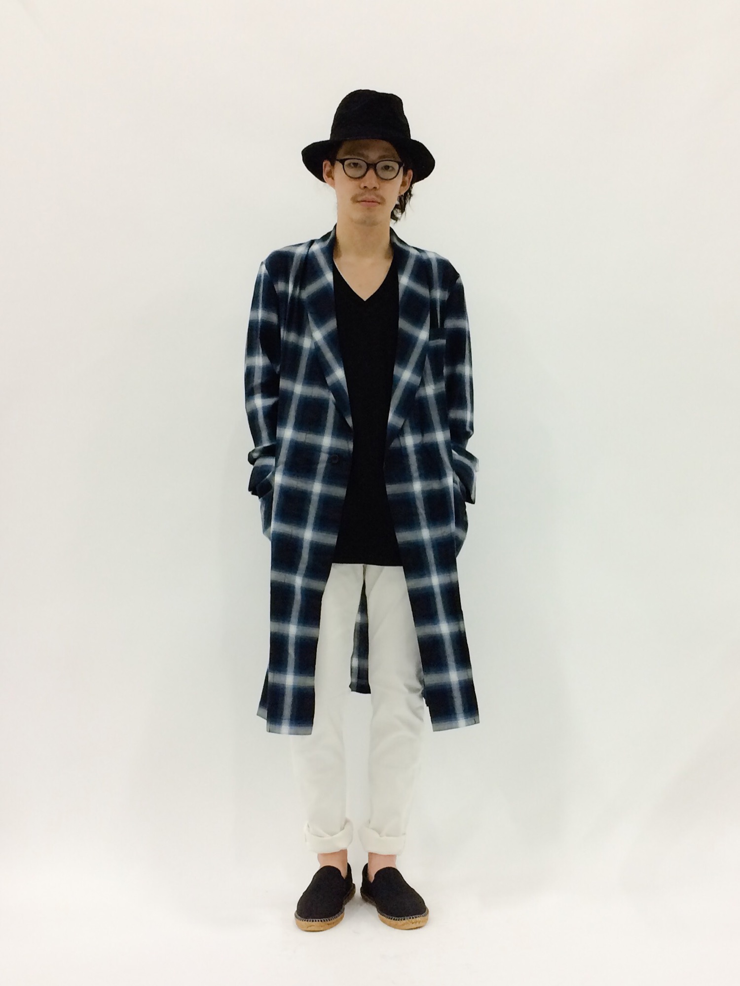 HARE（ハレ）の「オンブレチェックガウン(HARE)（シャツ/ブラウス 
