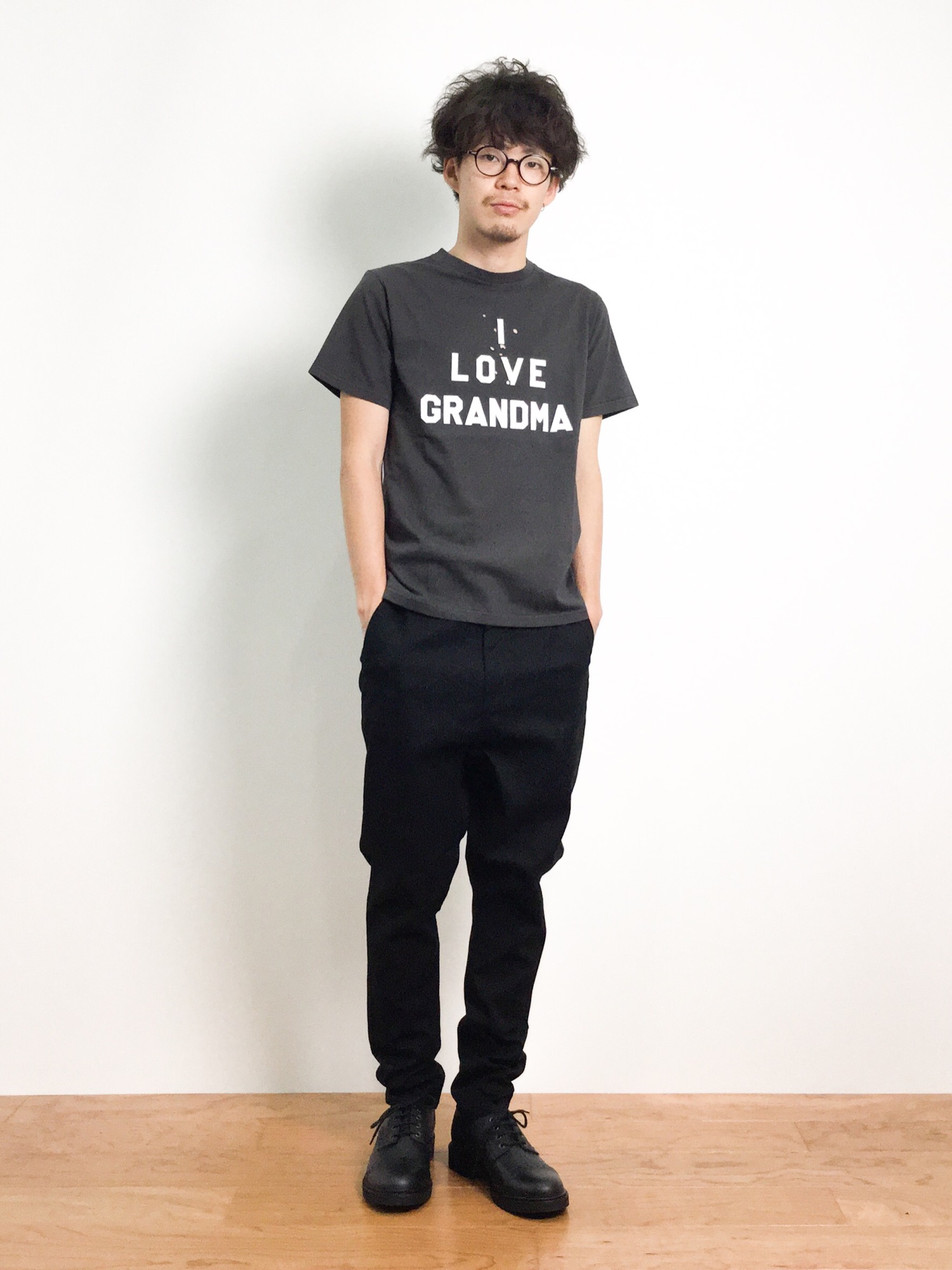 NUMBER (N)INE（ナンバーナイン）の「ダメージTシャツ＿I LOVE GRANDMA 