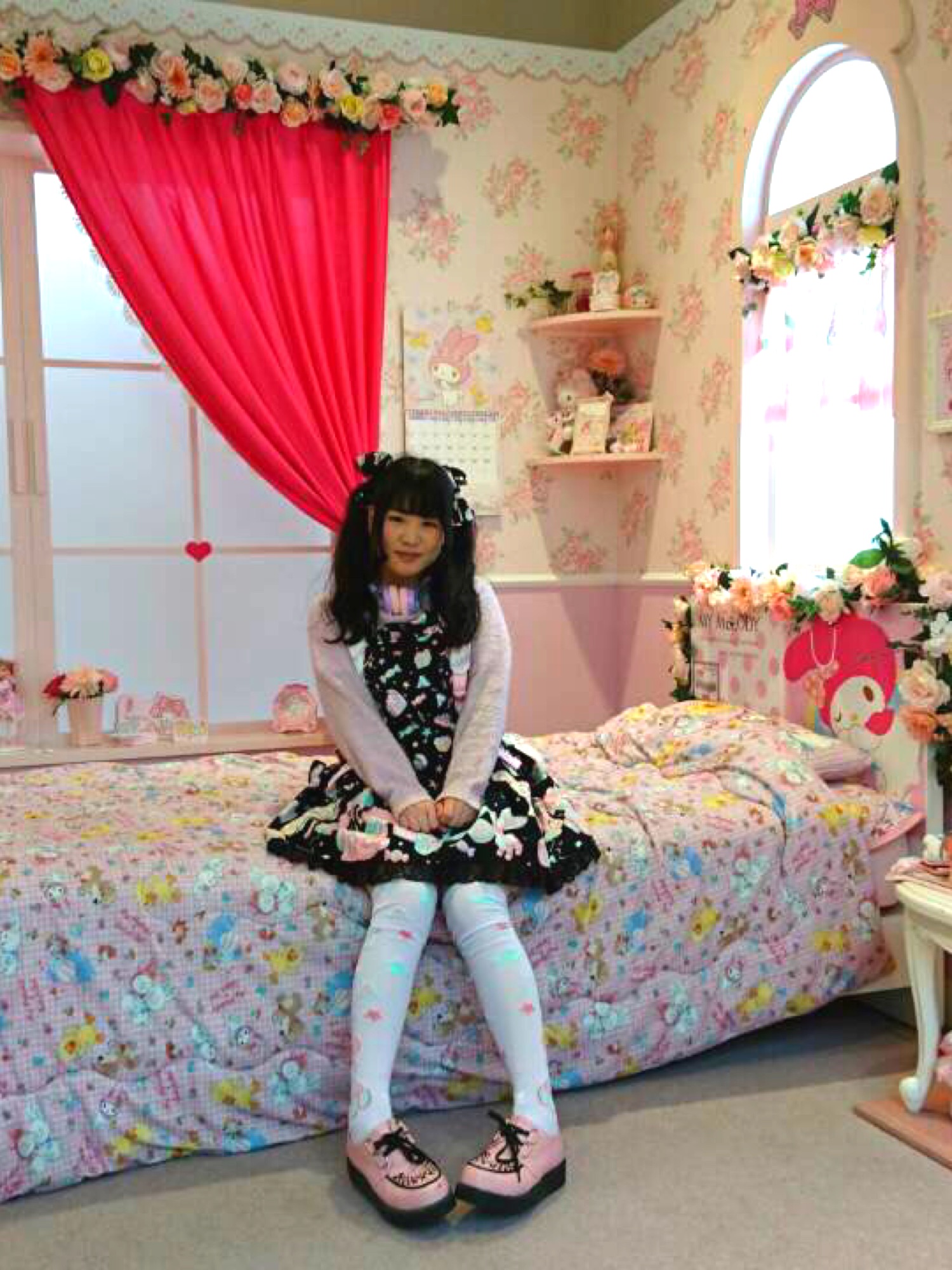 Angelic Pretty ア・ラ・カルト ティータイムサロペット ブラック Angelic Pretty ア・ラ・カルト ティータイムサロペット