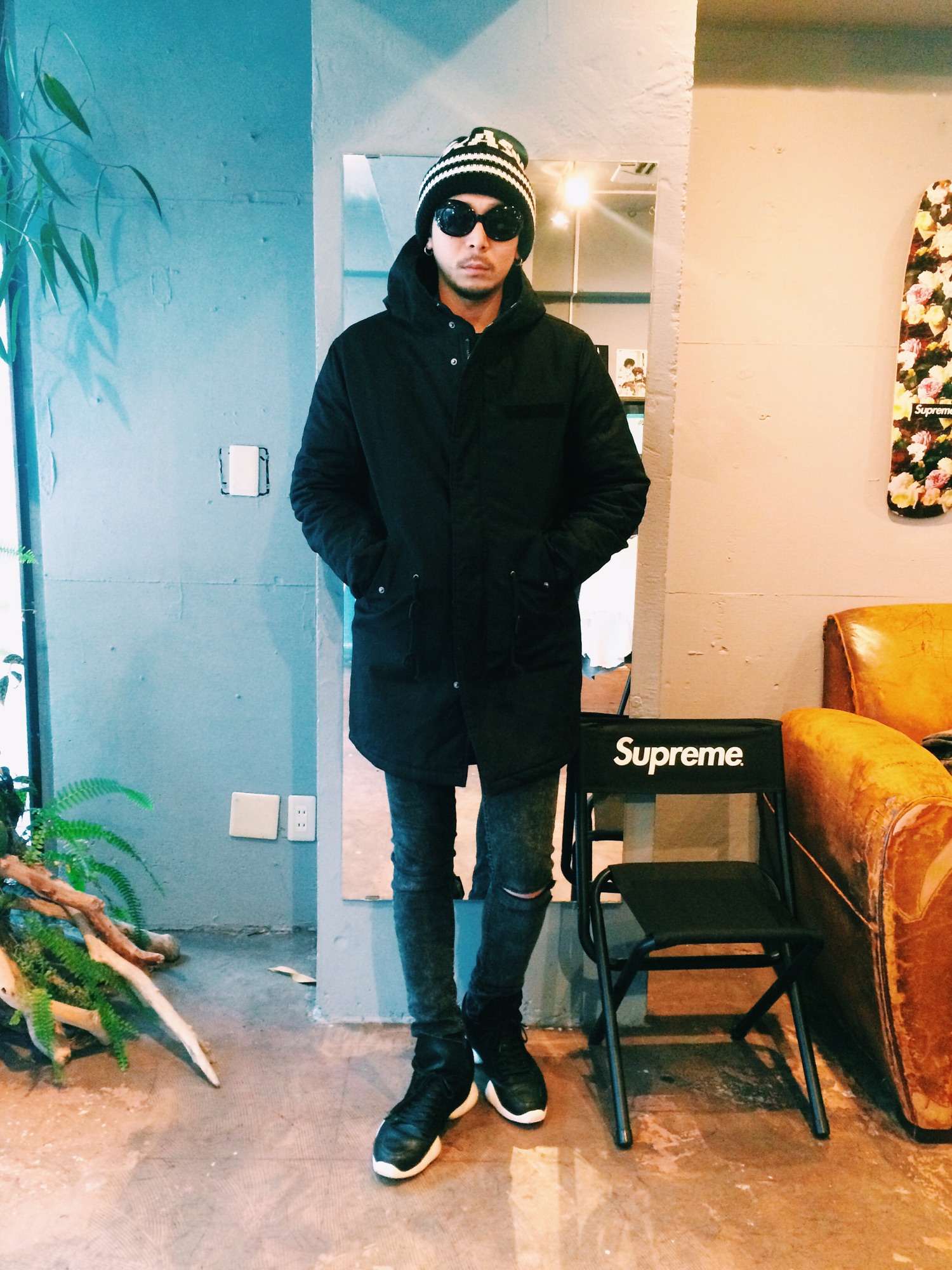CHEAP MONDAYのモッズコートを使った人気ファッションコーディネート 
