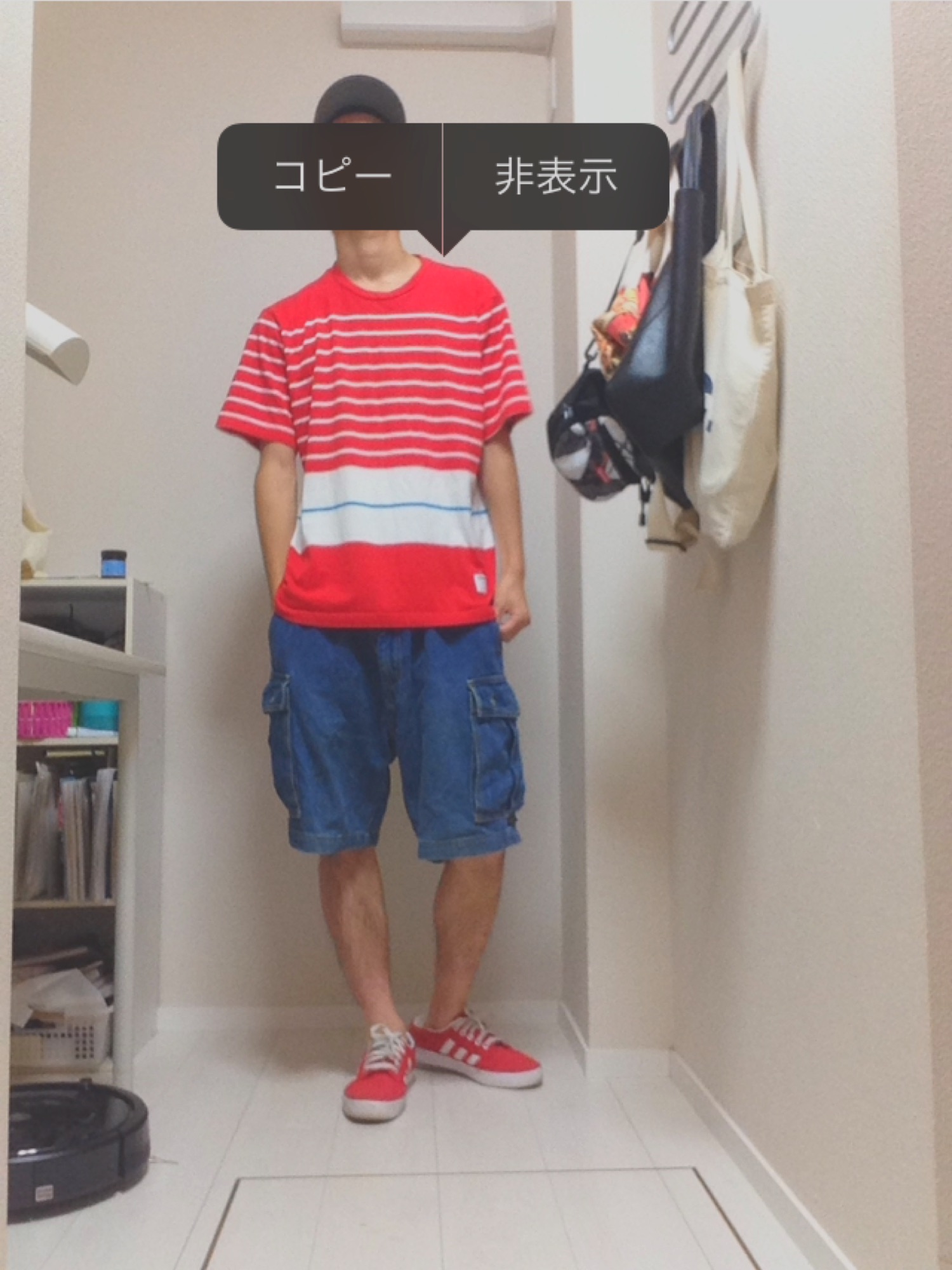 Supreme のTシャツ/カットソーを使った「デニムハーフパンツ」の人気 