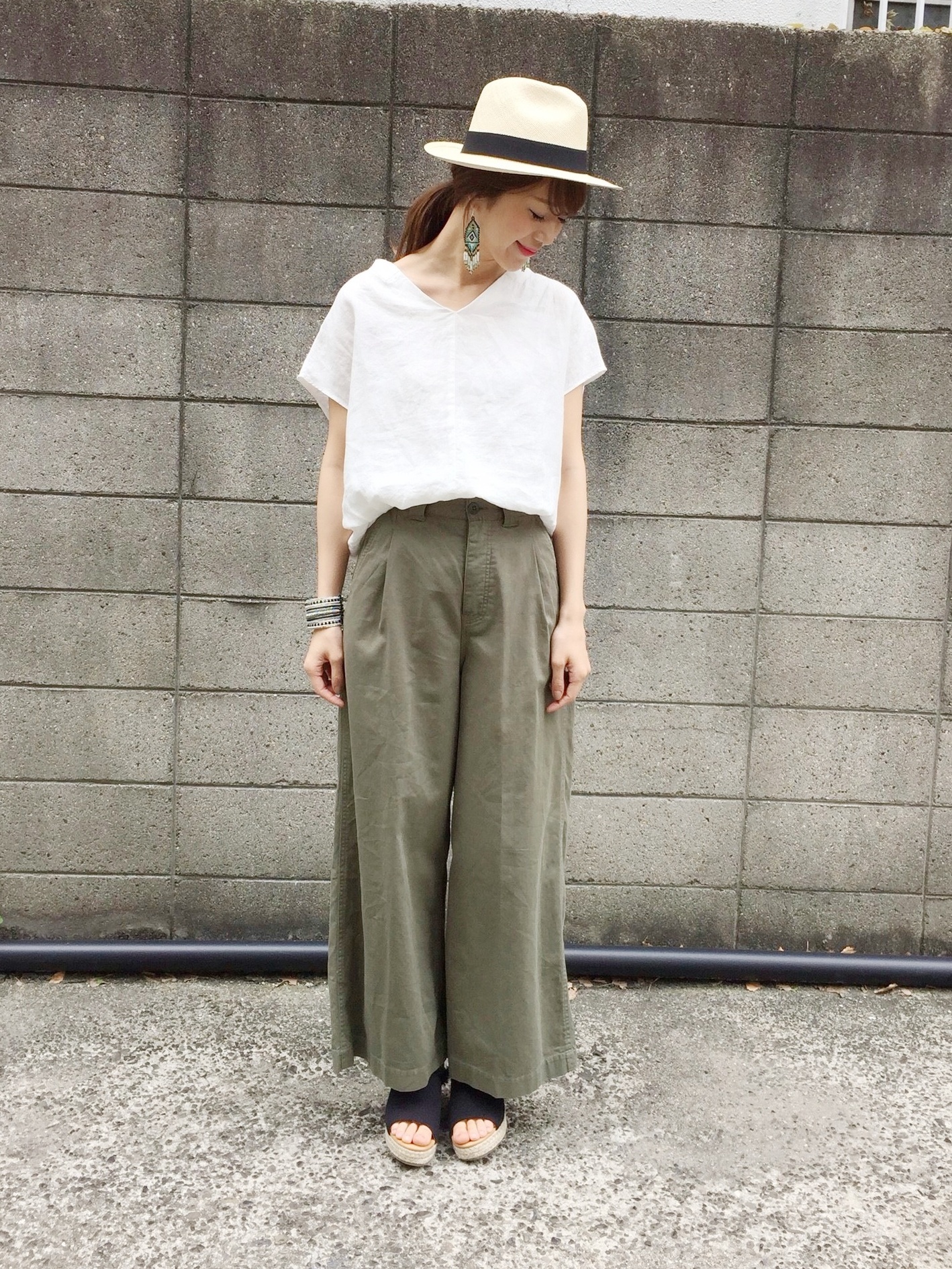 新品！DOORS リネン抜け衿ブラウス URBAN RESEARCH DOORS WOMENS（アーバンリサーチ ドアーズ ウィメンズ