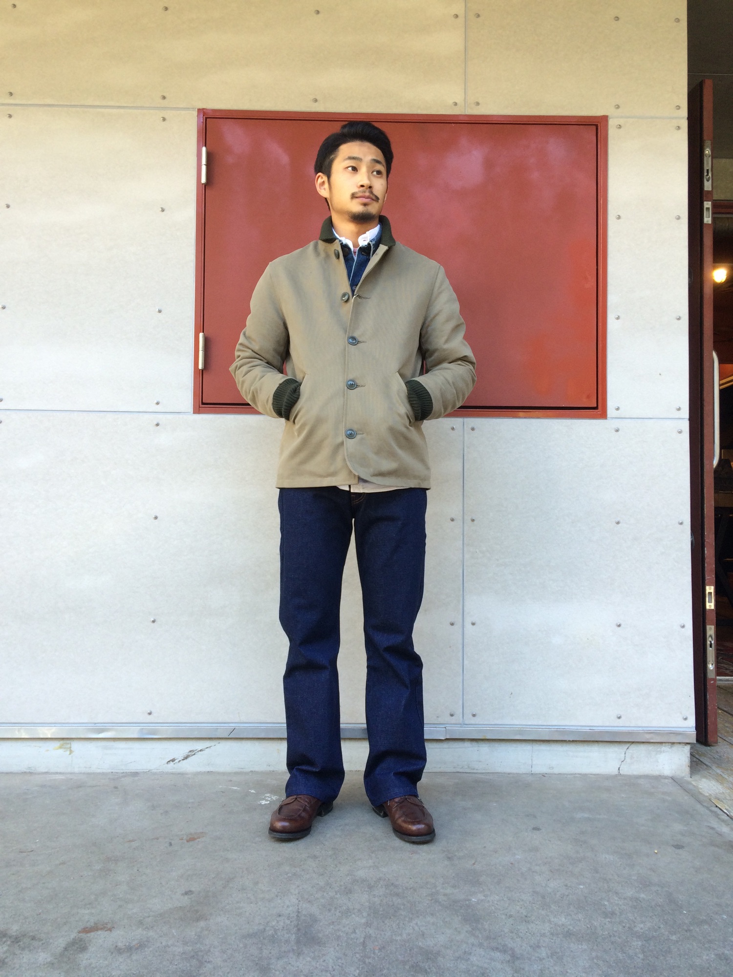 8.15 auguast fifteenth オリーブグリーンジャケット