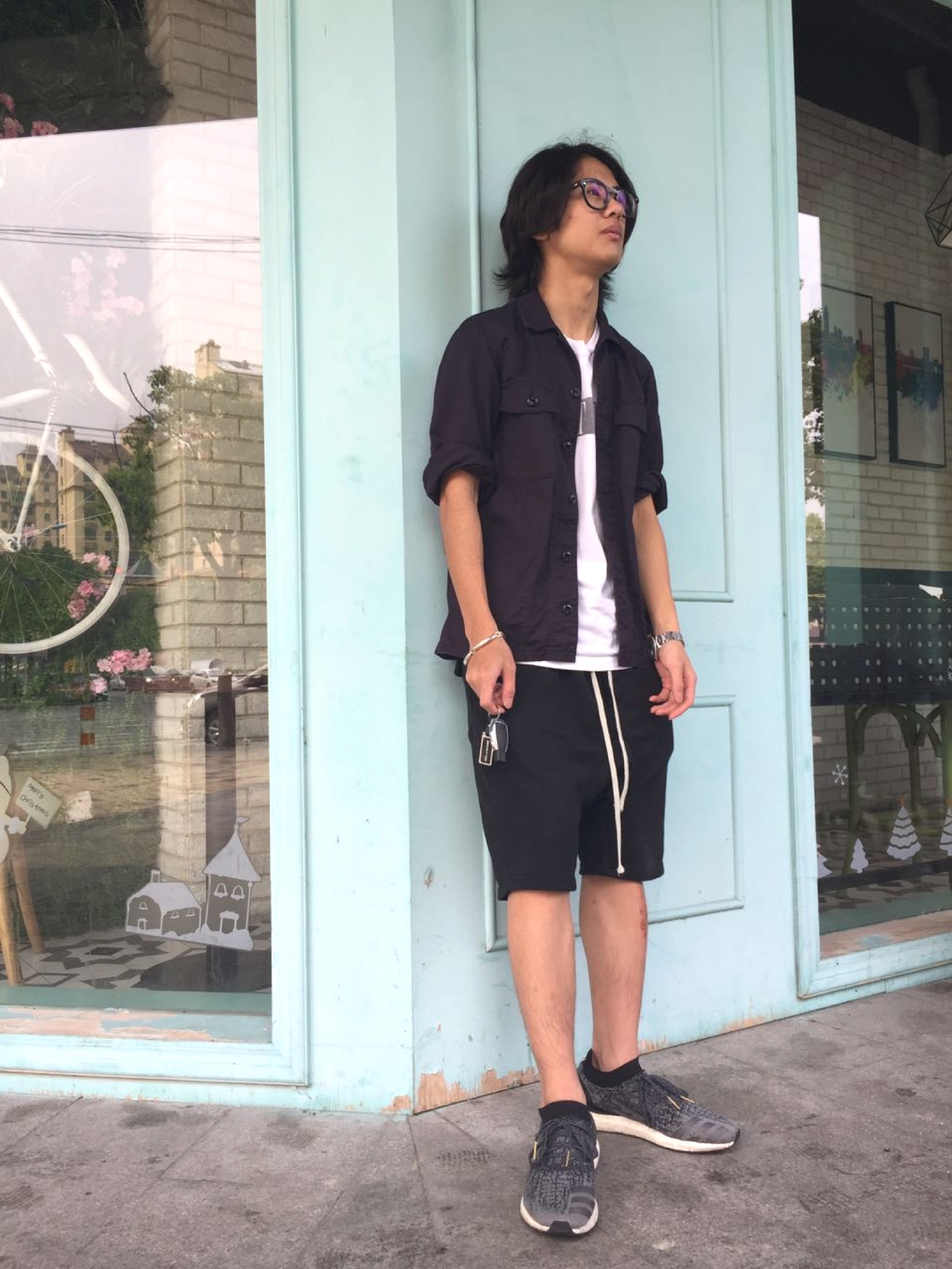 【RICK OWENS】フォグコットン リネン バミューダ ショーツ Rick Owens - RICK OWENS BELA ハーフパンツ ショーツ リック