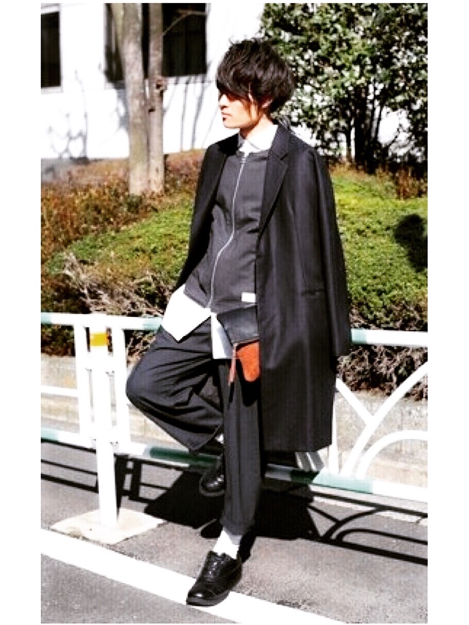 ライダースジャケット Name. WOOL TROPICAL  RIDER'S Name.（ネーム）の「【Name.】WOOL TROPICAL NO COLLAR RIDER'S