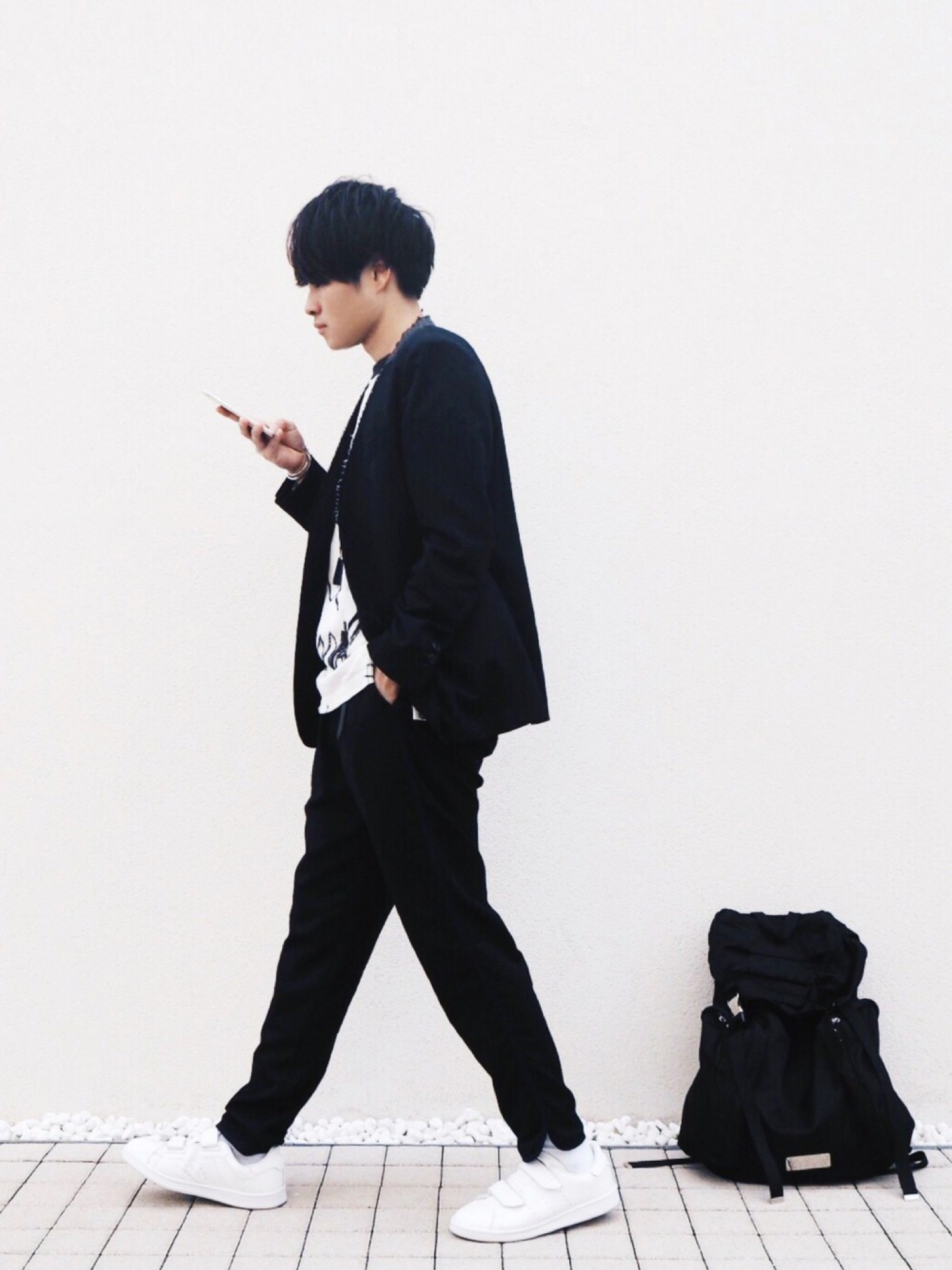 ジャケット・アウター Name. GABARDINE NOCOLLAR TAILORED JACKET Name.（ネーム）の「【Name.】GABARDINE NOCOLLAR TAILORED JACKET