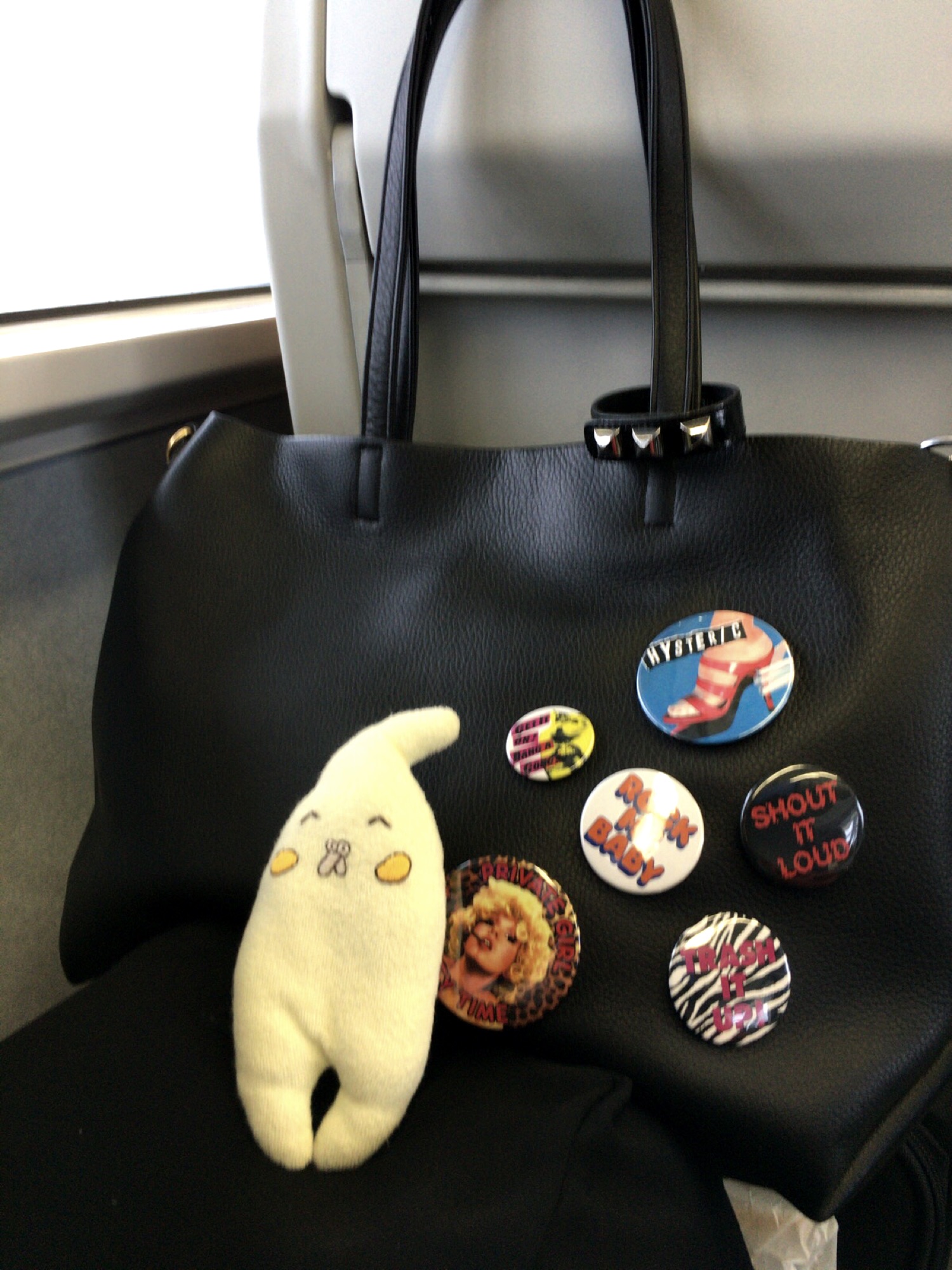 HYSTERIC GLAMOUR（ヒステリックグラマー）の「カンバッジ付き トート
