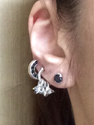 【e.m.】シルバー925 ピアス　3点セット　美品　silver e.m.】シルバー925 ピアス 3点セット 美品 silver e.m.