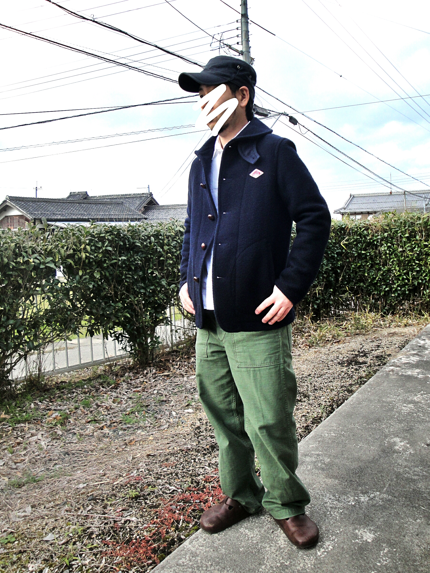 DANTON(ダントン)】ウールモッサ シングルジャケットを使ったメンズ