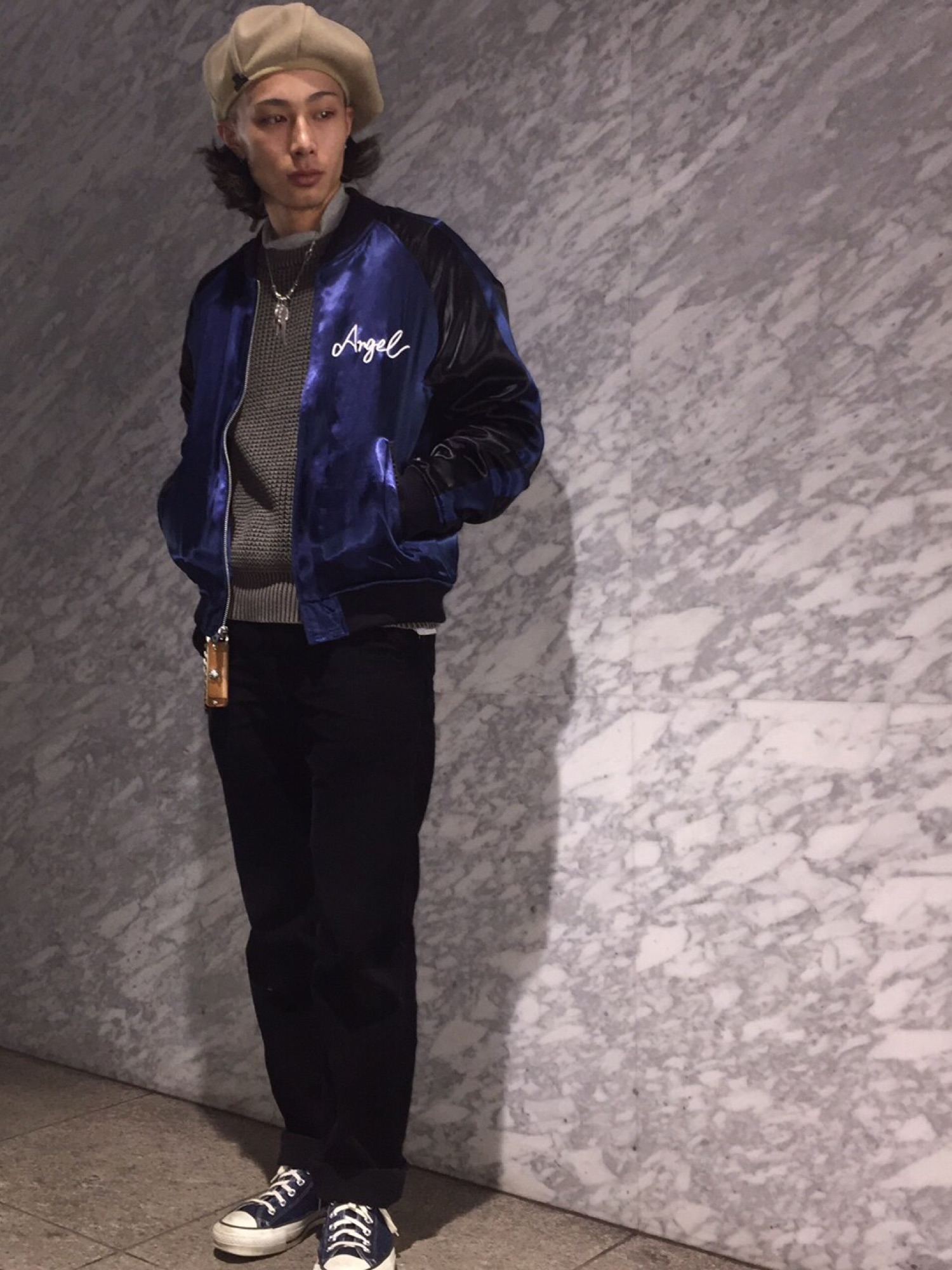 ジャケット・アウター Schott ANGEL SATIN SKA JACKET Schott N.Y.C ショット サテン スカジャン 