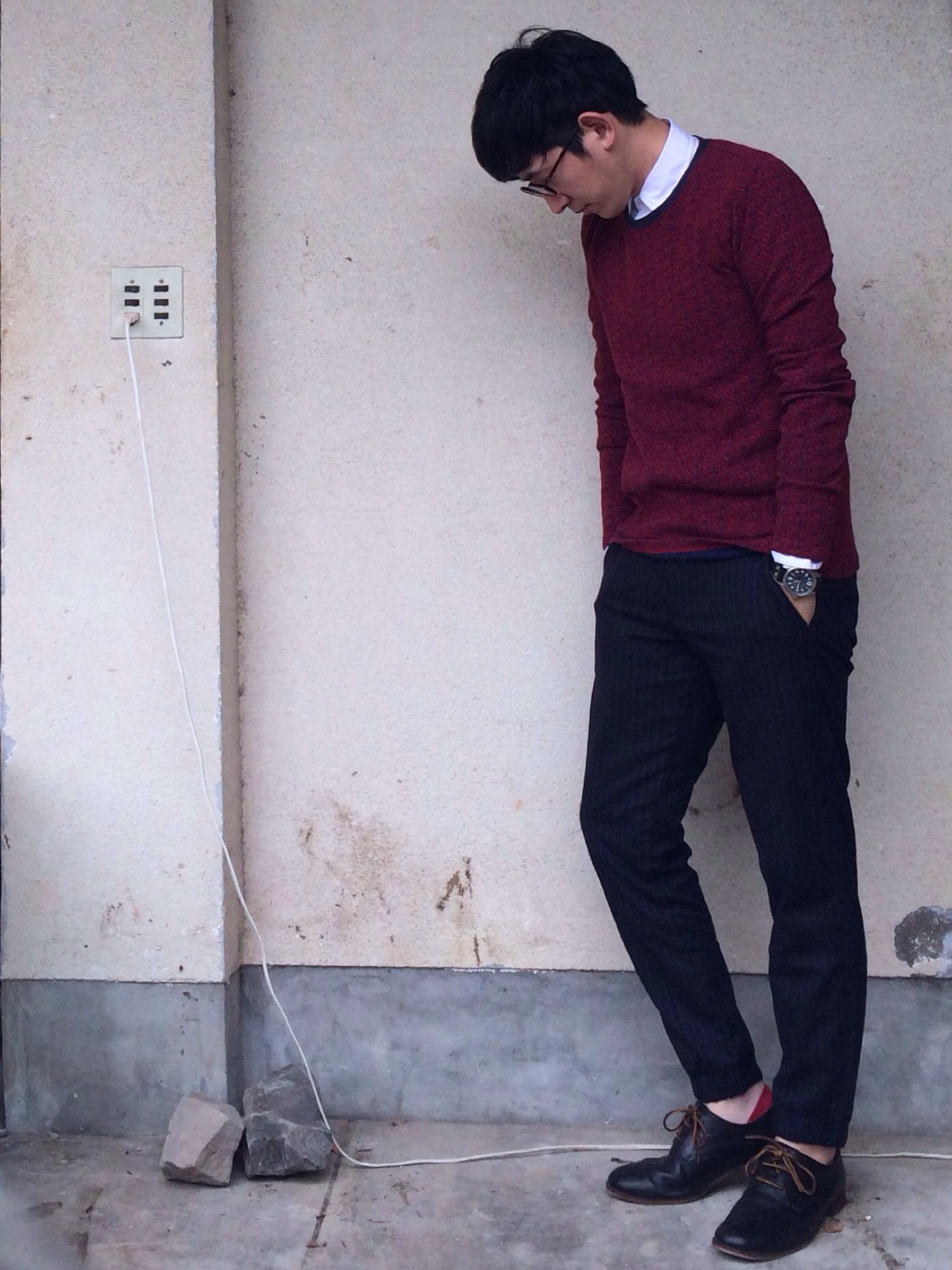 KAPITALのニット/セーター（レッド系）を使った人気ファッション