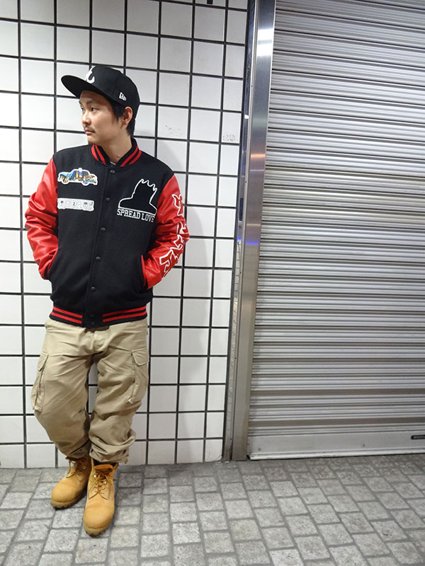 NINE RULAZ LINEのスタジャンを使った人気ファッションコーディネート