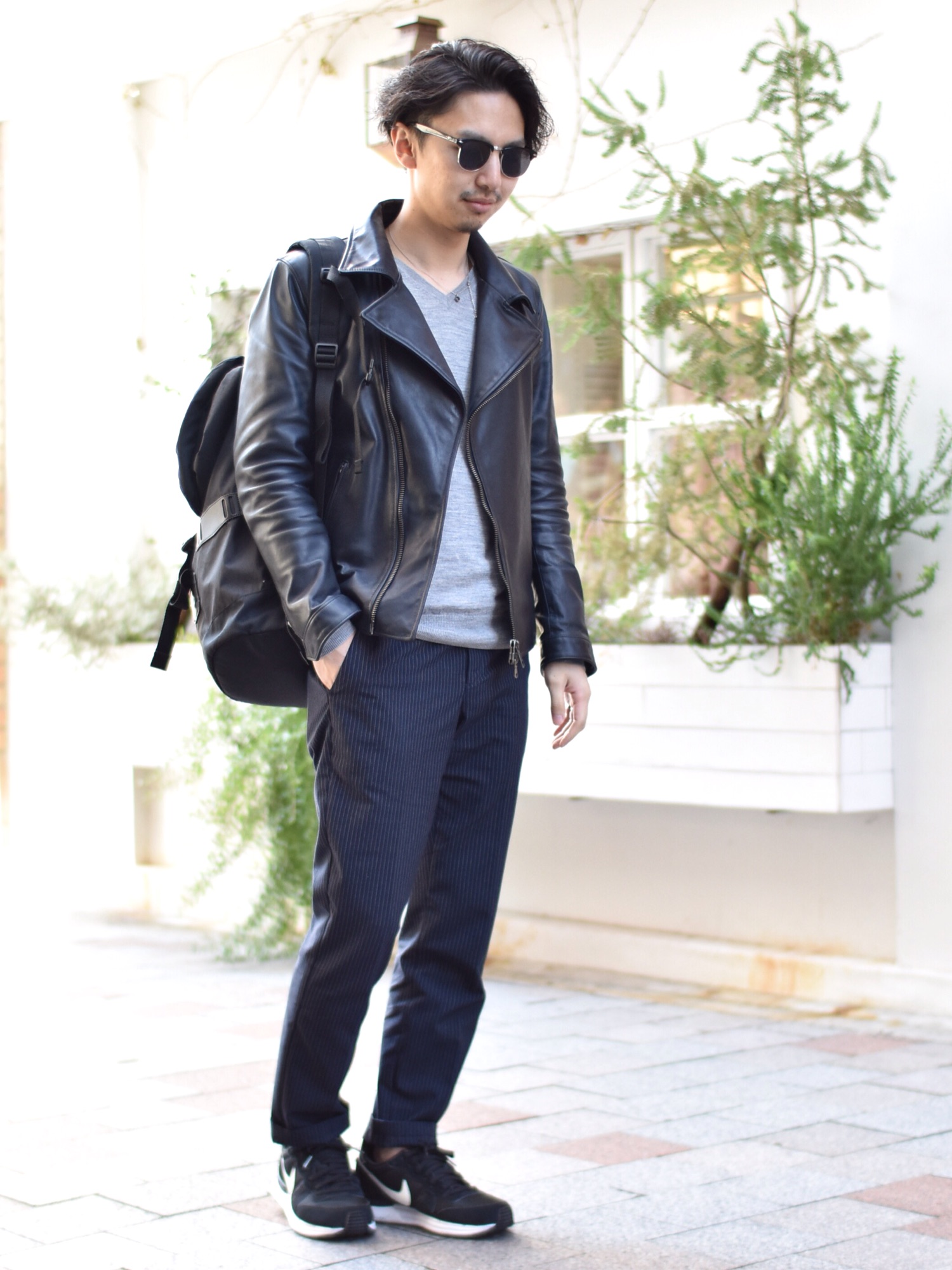 LOUNGE LIZARD（ラウンジリザード）の「HORSE HIDE COLOR ON COLOR JKT 