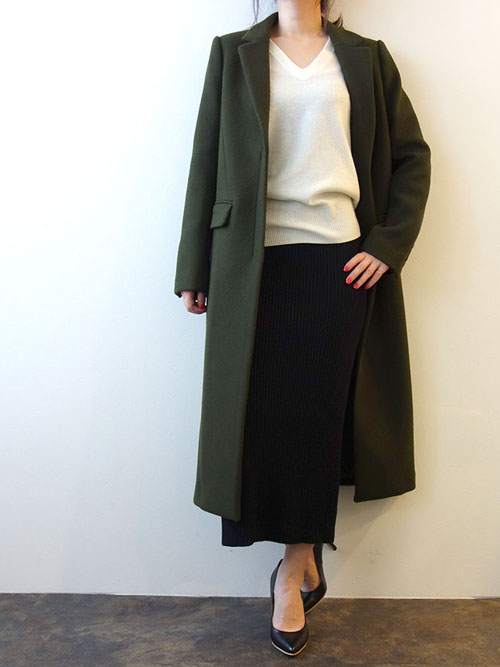 NINE（ナイン）の「NINE ground ロングチェスターコート（チェスター