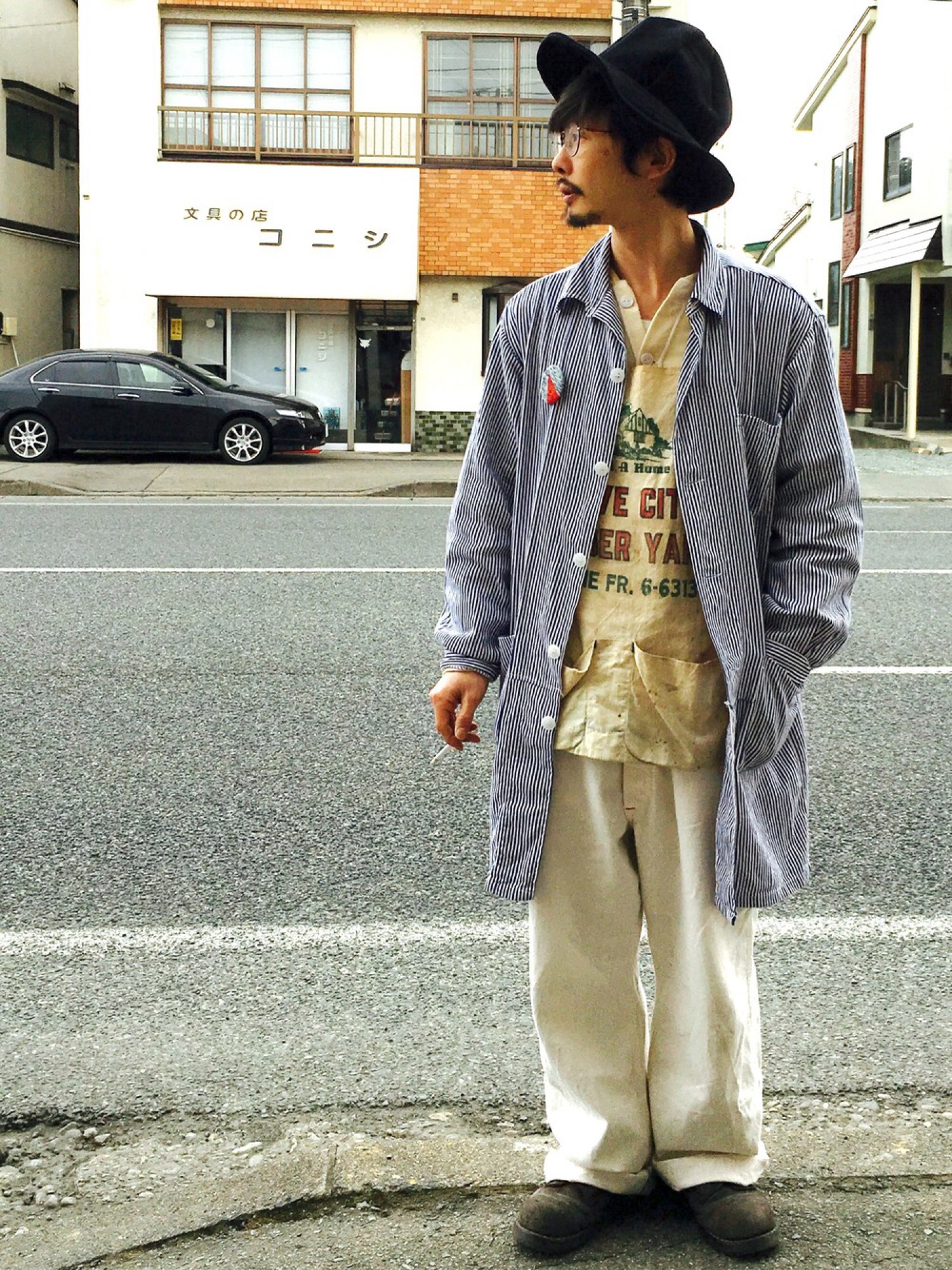 VINTAGEのエプロンを使った人気ファッションコーディネート（年齢：35