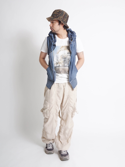 goa（ゴア）の「ﾗｲﾄﾃﾞﾆﾑ ｸﾛｾﾞｯﾄﾌｰﾄﾞﾍﾞｽﾄ（ベスト）」 - WEAR