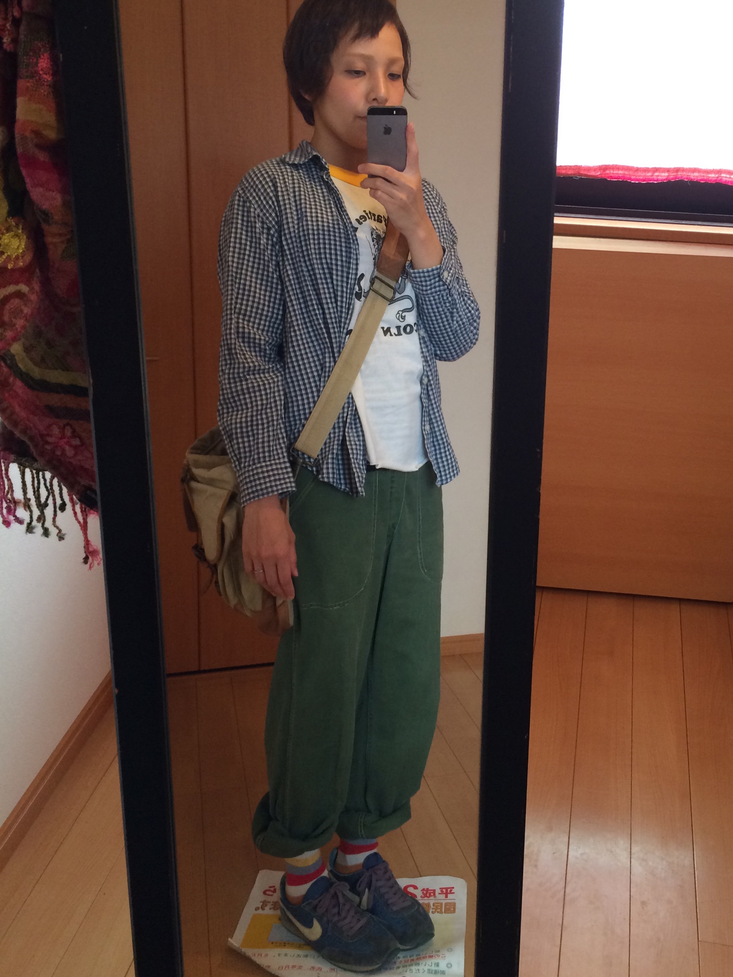 L.L.Beanのメッセンジャーバッグを使った人気ファッション