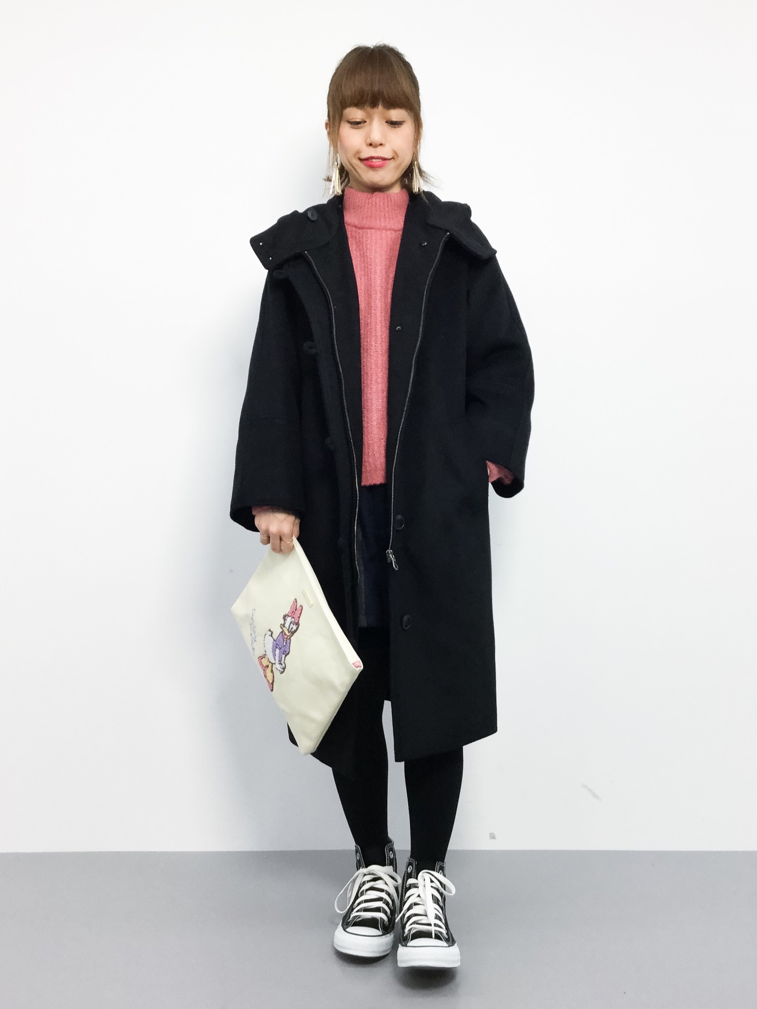 SLOBE IENA ダッフルコート フード付き SLOBE IENA（スローブイエナ）の「フード付 オーバーダッフルコート