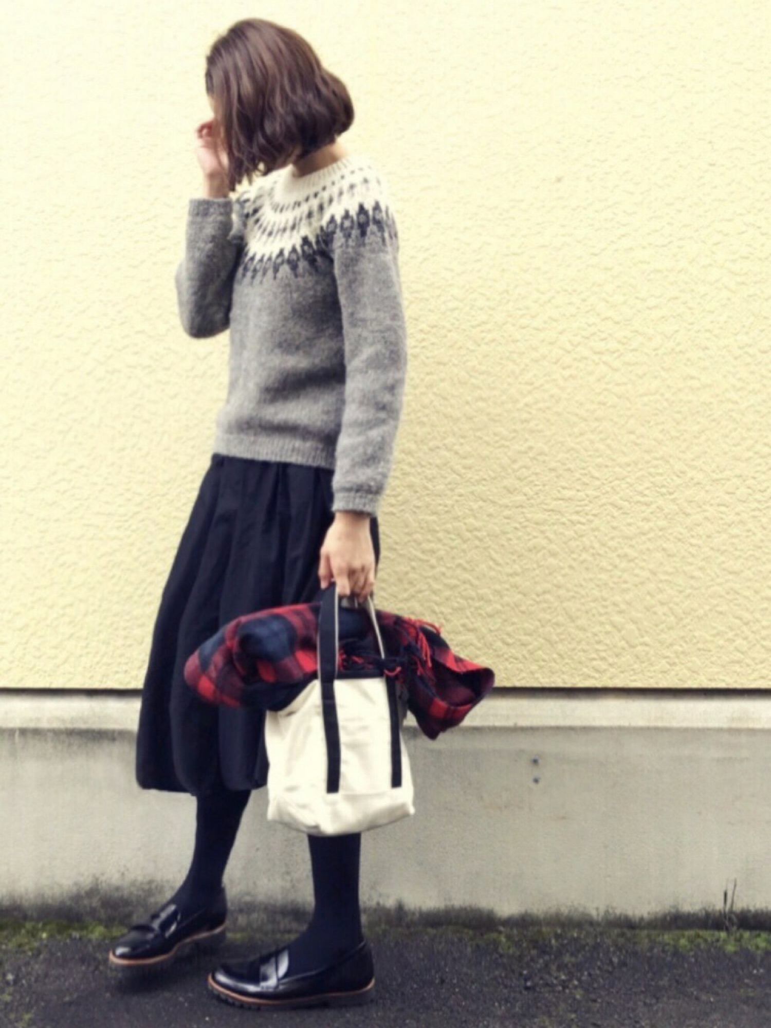 【かな】新品同様　FUDGE掲載　liflattie ships　ニット FUDGE（ファッジ）の「【FUDGE11月号掲載】liflattie ships
