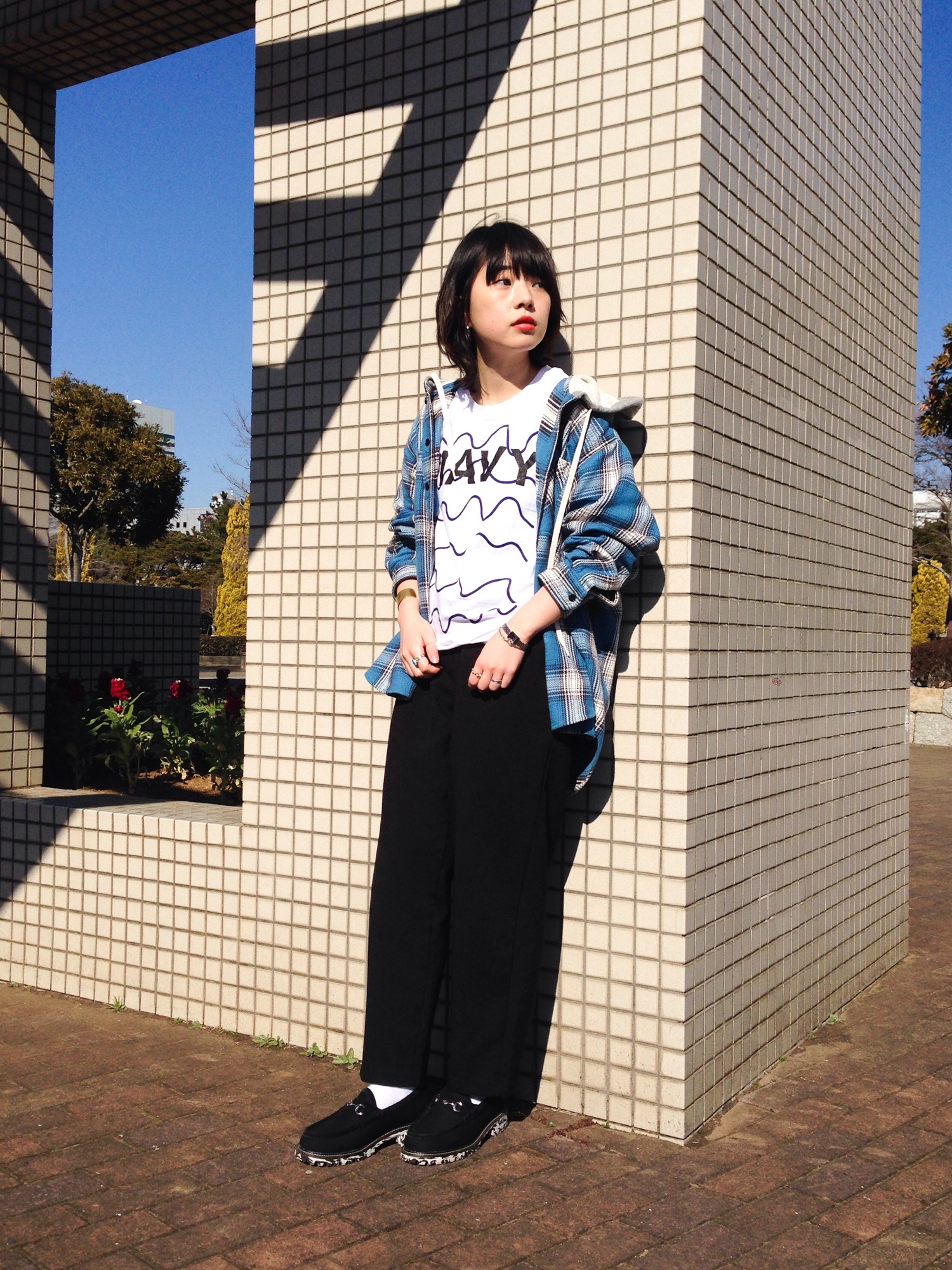 パーカー LABRAT Sweat Hoody Nel Shirt LABRAT（ラブラット）の「LABRAT Sweat Hoody Nel Shirt（パーカー