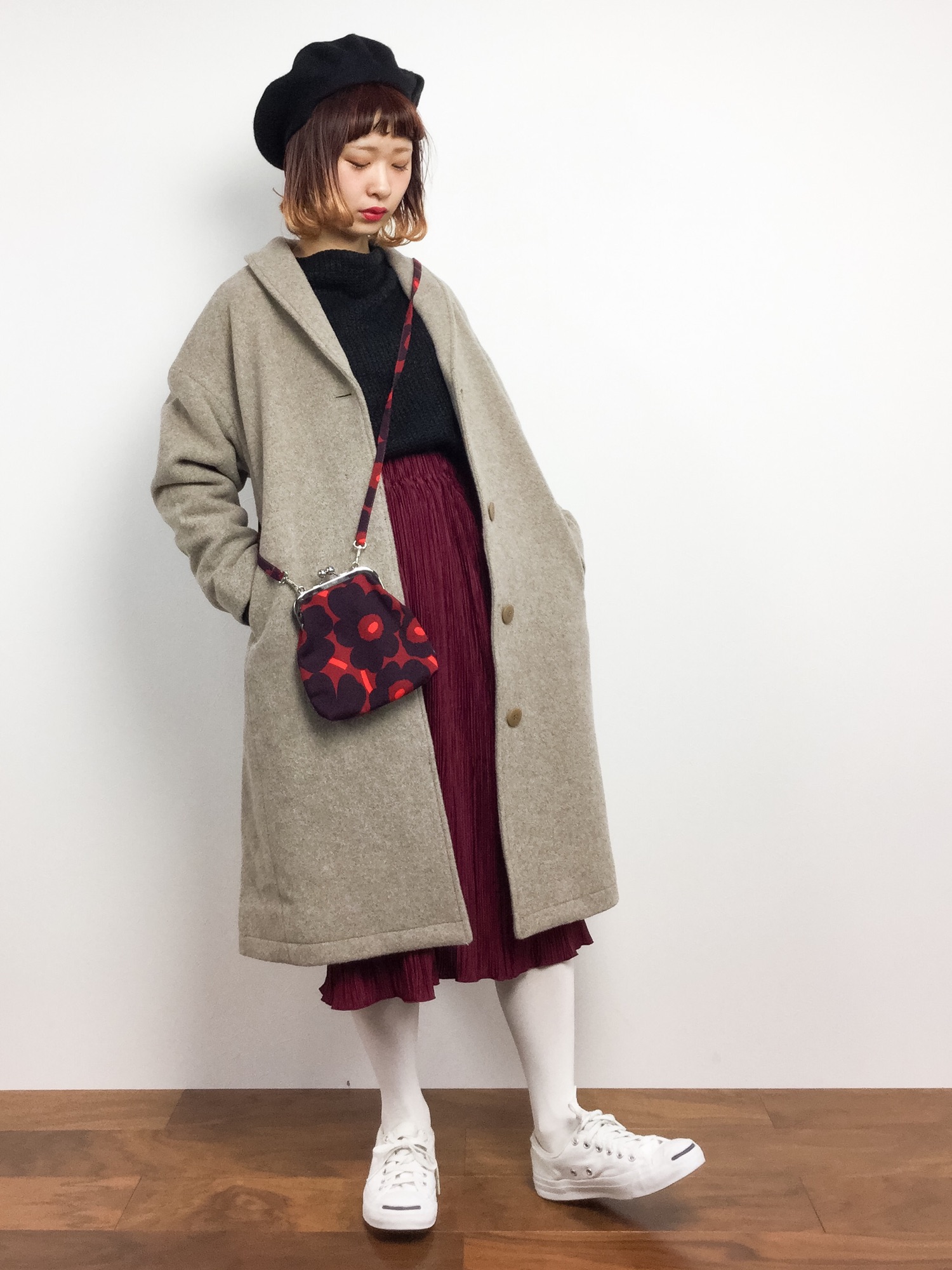 【専用出品】パーリッシィ　ドロップショルダー　ウールコート 6色展開△ゆったりドロップショルダーダブルフェイスウール
