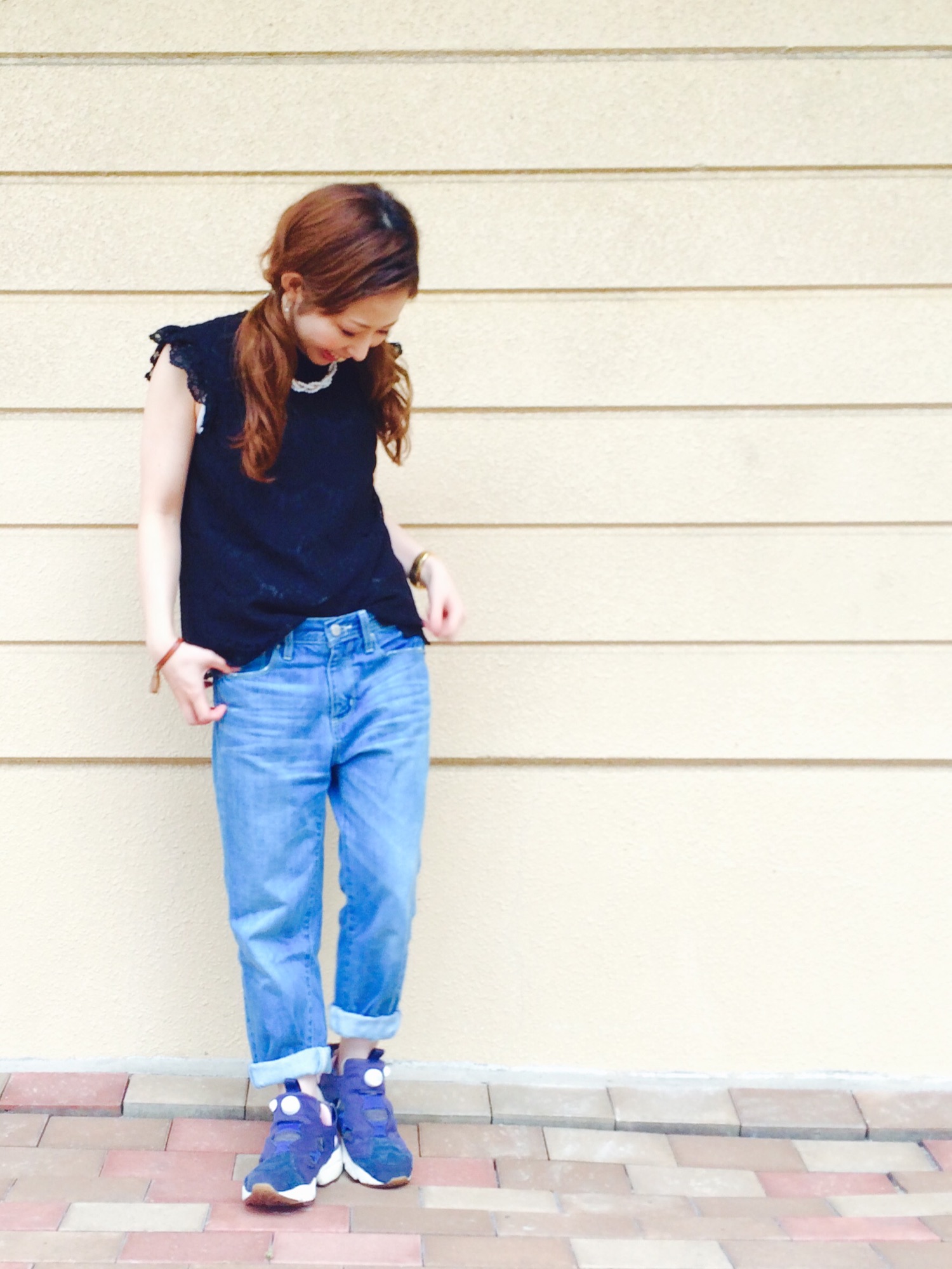 HusHusH（ハッシュアッシュ）の「ボーイフレンドデニムパンツ（デニム